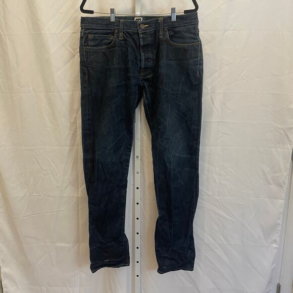 Tellason Ladbroke Grove Raw Indigo Denim - Mens Size 36x34 - Blue
